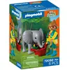Image de Playmobil 72092 Zoo: Elefantenbaby und Pflegerin (72092)