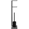 Image de Blomus, Brosse WC, Bouton de toilette -MENOTO- black