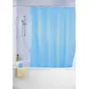 Image de Rideau de douche anti-moisissure uni light blue, 180 x 200 cm - bleu