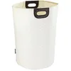 Image de Wenko - Panier à linge design scandinave Wabo - Diam. 40 x H. 60 cm - Beige - Wabo