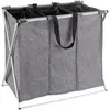 Image de Wenko, Panier à linge, Trio Gris (130 l)