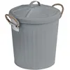 Image de Wenko - Poubelle de salle de bain design rétro Gara - 6 L - Gris - Gara