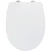 Image de Wenko, Abattant WC, Siège de WC Tavola   Fermeture progressive   45 x 36,5 cm   Blanc