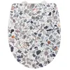 Image de Wenko - Abattant WC thermoplast design Terrazzo - Gris - Terrazzo