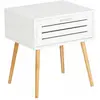 Image de Wenko, Table basse, Finja table d'appoint en bois marron 45,0 x 38,0 x 50,0 cm (38 x 45 x 50 cm)