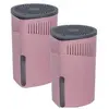 Image de Wenko 2 Drop Déshumidificateur, 2x 1,0 kg, Déshumidificateur, Rose