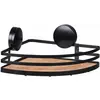 Image de Wenko, Rangement pour douche, Alba Panier de douche Acier, bambou (270 x 10 x 100 cm)