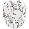 Image de Wenko, Abattant WC, Siège WC Faces, fermeture facile