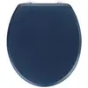 Image de Wenko, Abattant WC, Siège WC Prima bleu foncé mat