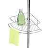 Image de Etagère de bain / douche d'angle à poser, chromé brillant, Dolcedo