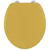 Image de Wenko, Abattant WC, Siège WC Prima MDF jaune moutarde