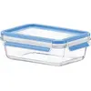 Image de Emsa 516244 clip and close verre, rectangulaire, 0,75 l