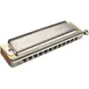 Image de Hohner Super Chromonica 48 Harmonica en ré majeur (Harmonica), Instrument à vent, Marron
