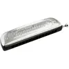 Image de Hohner Chrometta 14 (Harmonica, Chromatique), Instrument à vent, Noir