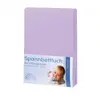 Image de JULIUS ZÖLLNER - 8320147400 - DRAP-HOUSSE JERSEY POUR LE LIT BÉBÉ - LILAS - 60/120 CM - 70/140 CM