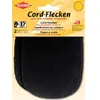 Image de KLEIBER Patch thermocollant en velours côtelé, noir