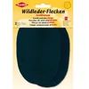 Image de KLEIBER Patch à coudre en daim, 155 x 100 mm, bleu foncé