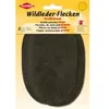 Image de KLEIBER Patch à coudre en daim, 155 x 100 mm, brun foncé