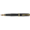 Image de Diplomat, Stylo, Stylo plume Excellence A2 laqué noir doré M (1x)