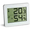 Image de TFA Thermo-hygromètre, Thermomètre + hygromètre, Blanc, Argent