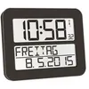 Image de TFA Dostmann 60.4512.01 radiopiloté(e) Horloge murale 258 mm x 212 mm x 30 mm noir