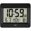 Image de TFA Dostmann 60.4519.01 radiopiloté(e) Horloge murale 215 mm x 26 mm x 160 mm noir grand écran