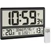 Image de Horloge murale - TFA Dostmann - 60.4521.01 - Noir - 360 mm - Grand écran - Design contemporain