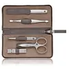 Image de Zwilling Manicure Pedicure Set 3pcs. with combination nail scissors, leather, black Kit manicure 1 art.
