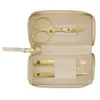 Image de Zwilling Premium gold étui en cuir Beige 3 pièces Kit manicure 1 art.
