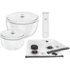 Image de Zwilling Fresh & Save Bowls Kit de démarrage sous vide, Boîte de conservation, Transparent, Blanc