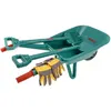 Image de Klein Brouette Bosch avec outils de jardin vert 71 cm 4 pièces