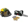 Image de Set bûcheron Bosch - KLEIN - 8197 - Tronçonneuse électronique, casque avec visiere et gants - Jouet d'imitation - Des 3 ans