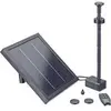 Image de Pontec, Fontaine + bassin de jardin, Kit de pompe solaire avec éclairage