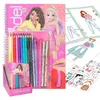 Image de Dessin et coloriage enfant Top Model Album à colorier avec set crayons