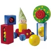 Image de Haba premier coffret de jeu de voiture avec cubes en bois et son 8-pièces