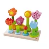 Image de haba - jeu à enficher jardins de fleurs
