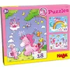 Image de Haba puzzle Puzzle 3-en-1 filles en carton 45 pièces