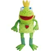 Image de Haba marionnette grenouille roi 26 cm verte