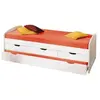 Image de Lit Banquette Enfant en Bois "Rob" 90x200cm Blanc