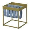 Image de Table d'Appoint Design "Porte-Magazine" 40cm Vert