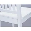 Image de Lot de 2 chaise interlink H. 95 cm non empilable non pliable en bois massif interieur blanc