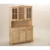 Image de Vaisselier 3 Portes en Bois Massif "Alienor" 198cm Naturel