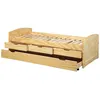 Image de Lit Banquette Enfant Bois "Rob" 90x200cm Naturel