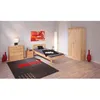 Image de Armoire 2 portes pin massif clair Nolene 95 cm