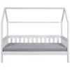Image de Lit Enfant Cabane "Pedro" 90x200cm Blanc
