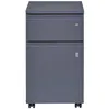Image de FileGuard commode tiroir cassette 1 tiroir, 1 porte avec clé gris.