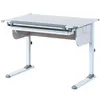 Image de Bureau Inclinable 1 Tiroir "Evan" 110cm Blanc