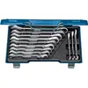 Image de Gedore, Clé à molette, 7 R-012 Jeu de clés à fourche à cliquet 12 pièces 8-19 mm (10 mm, 11 mm, 12 mm, 13 mm, 14 mm, 15 mm, 16 mm, 8 mm, 9 mm)