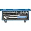 Image de Gedore, Clé à douille + douilles, D 19 PME-20 Jeu de douilles 1/2", 13 pièces, profil UD, 10-24 mm (10 mm, 12 mm, 13 mm, 14 mm, 15 mm, 16 mm, 17 mm, 18 mm, 19 mm, 22 mm, 24 mm)
