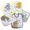 Image de Playshoes, Bavoir, Lot de 5 bavoirs à motifs animaliers